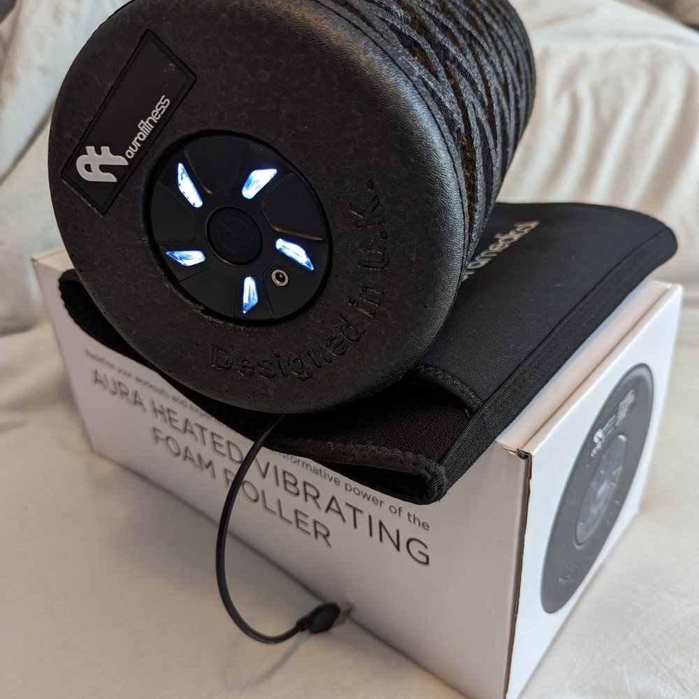 Aura Revroll Vibrating + Heat Foam Roller ✧✧ See Seller's Notes in Description!